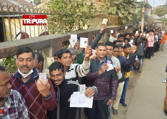 ‘No Booth Capturing’ in Tripura after many years: 'Fake Voters' could not play the magic for BJP : A Big Win for the Republic ! ‘No Booth Capturing’ in Tripura after many years: 'Fake Voters' could not play the magic for BJP : A Big Win for the Republic !